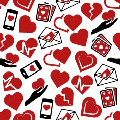 Hearts Seamless Pattern N28