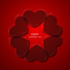 vector modern valentines day background