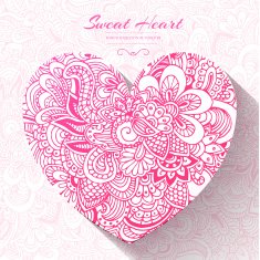 happy valentine's day background cards concepts Vector illustration design N45