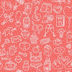love outline pattern N2