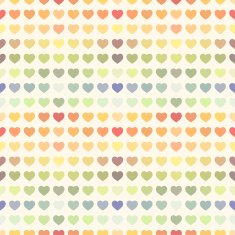 Seamless abstract colorful rainbow Valentine's background