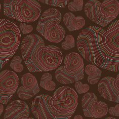 abstract seamless pattern with hand-drawn hearts N4