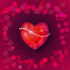Red Heart Shape N9
