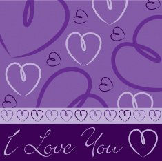 Hand drawn heart card in vector format N3