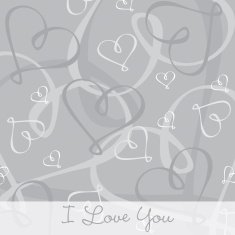Hand Drawn heart textured card background in vector format N2