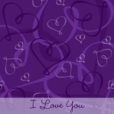 Hand Drawn heart textured card background in vector format N3