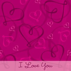 Hand Drawn heart textured card background in vector format N4