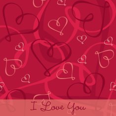Hand Drawn heart textured card background in vector format N5