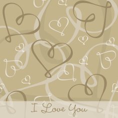 Hand Drawn heart textured card background in vector format N8