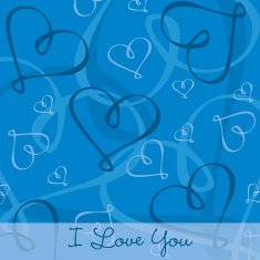 Hand Drawn heart textured card background in vector format N10