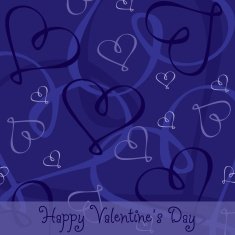 Hand Drawn heart textured card background in vector format N13