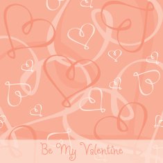 Hand Drawn heart textured card background in vector format N17