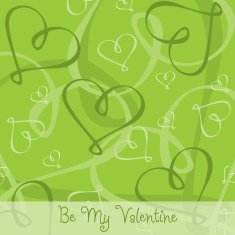 Hand Drawn heart textured card background in vector format N18
