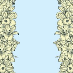 Beautiful flower frame N2