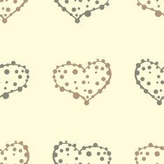 Seamless love pattern with hearts N2