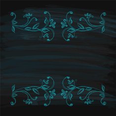 Design element Beauty decorative frame for text N6