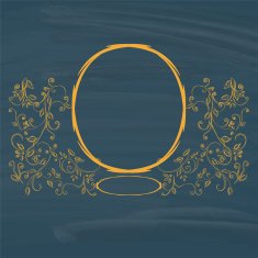 Design element Beauty decorative frame for text N8