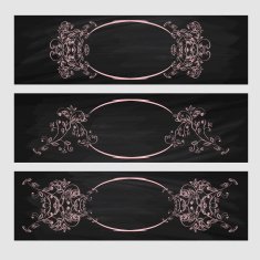 Design element Beauty decorative frame for text N11