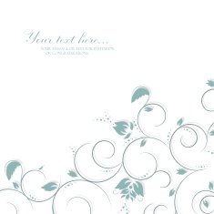 Vintage invitation card with lace ornament N35