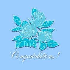 congratulation with roses N2