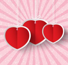 Heart Paper Sticker N6
