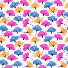Simple seamless pattern in flower vector