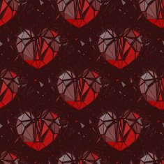 Geometric 3d Broken heart