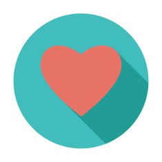 Heart Flat Icon N7
