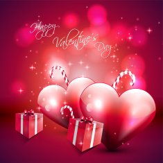 Valentine's Day pink background N2