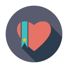 Heart Flat Icon N8
