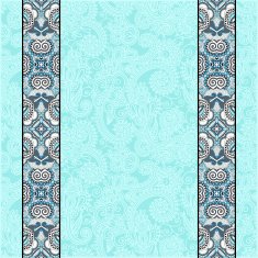lace border stripe in ornate floral background N13