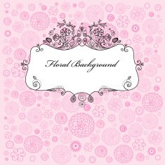 Graphical abstract seamless floral pattern of different N19