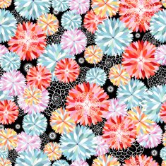 abstract floral pattern N67