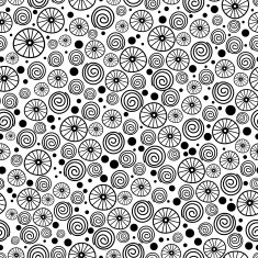 abstract floral pattern N69