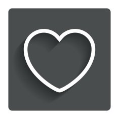 Heart sign icon Love symbol N8