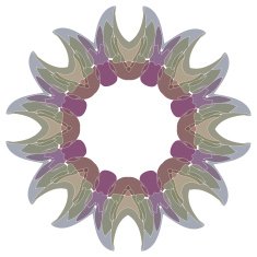 Romantic fuzzy flower background on retro vintage N5
