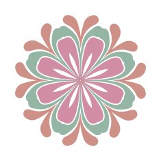 Romantic fuzzy flower background on retro vintage N6