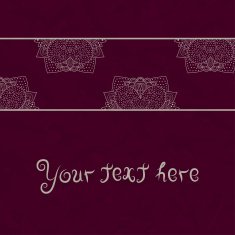 Vintage invitation card N119