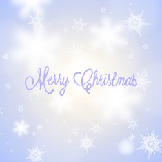 Vector card with winter sun and snowflakes N3