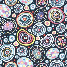 Graphical abstract seamless floral pattern of different N29