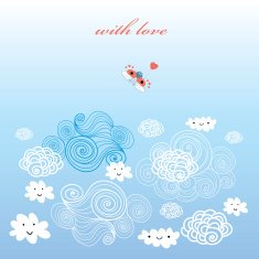 Graphical abstract seamless floral pattern of different N56