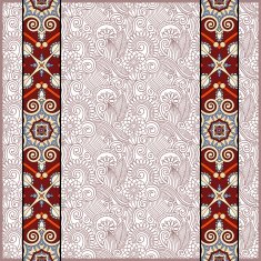 lace border stripe in ornate floral background vector illustrat N7