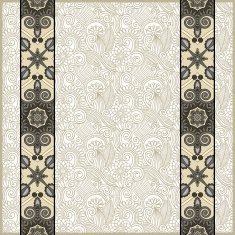 lace border stripe in ornate floral background vector illustrat N8