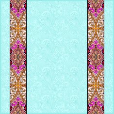 lace border stripe in ornate floral background vector illustrat N13