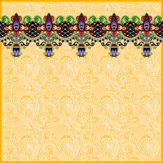 ornate floral background with ornament stripe N2