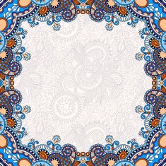 ornate floral card announcement N3