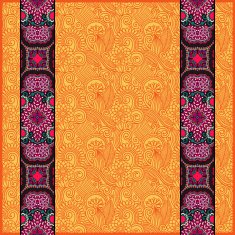 lace border stripe in ornate floral background vector illustrat N15