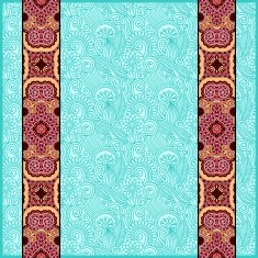 lace border stripe in ornate floral background vector illustrat N16