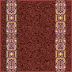 lace border stripe in ornate floral background vector illustrat N17