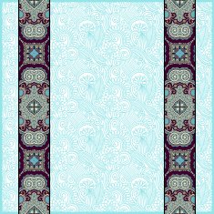 lace border stripe in ornate floral background vector illustrat N18